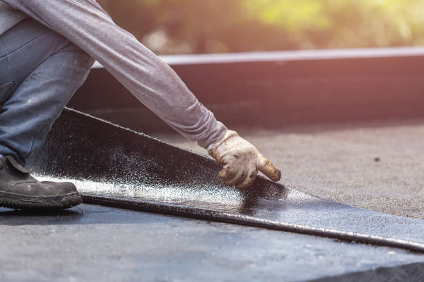Professional Basement Waterproofing technician working in Scipio Center, NY